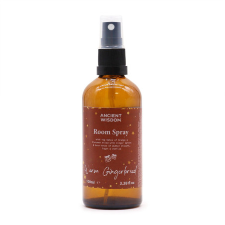 Spray d'ambiance et d'oreiller au pain d'épices chaud 100 ml