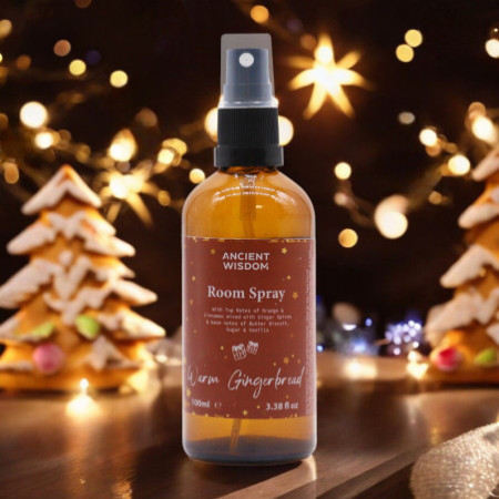 Spray d'ambiance et d'oreiller au pain d'épices chaud 100 ml