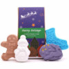Coffret cadeau de bombes de bain amusantes de Noël
