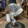 Pantalon de yoga et de festival - Imprimé High Cross Himalayan sur gris