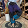 Pantalon de yoga et de festival - Imprimé High Cross Himalayan sur violet