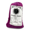 Pantalon de yoga et de festival - Imprimé Aladdin Himalaya sur violet