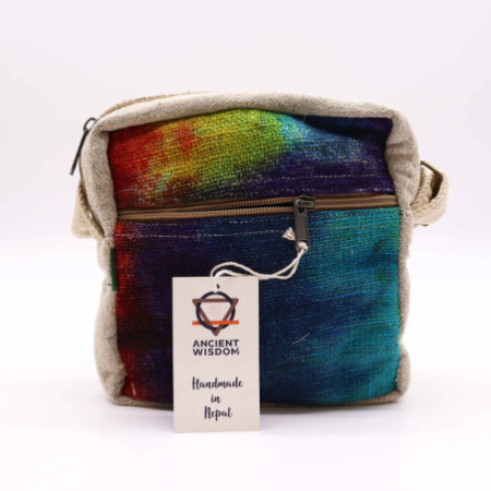 Sac Messegner en Chanvre Tiedye 1 Zip