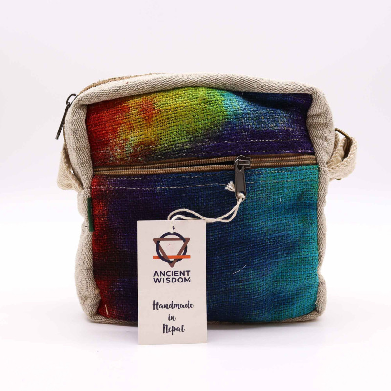 Sac Messegner en Chanvre Tiedye 1 Zip