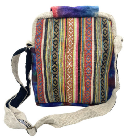 Sac Messegner en chanvre Tiedye 2 Zip & Flop