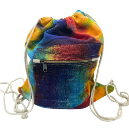 Sac en ficelle de chanvre Tiedye