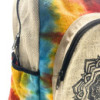 Grand sac à dos en chanvre Tiedye - Mandala