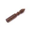 Bâton en bois - 12 cm - Manche profilé - sans cuir