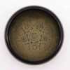 Bol chantant en poudre de terre - Mantra Five Buddha - 16 cm
