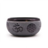 Bol chantant en poudre de terre - Om Five Buddha - 16 cm