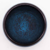 Bol chantant en poudre de terre - Mantra bleu Cinq Bouddhas - 16 cm