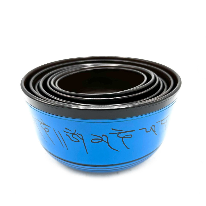 Petit ensemble de sept bols chantants Chakra (14-22 cm)