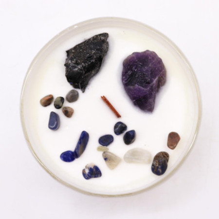 Bougies en cristal pour les chakras - Chakra du plexus solaire