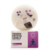 Bougies en cristal pour chakras - Chakra de la couronne