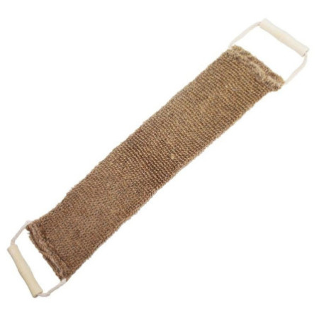 Gommage du dos en mélange de jute