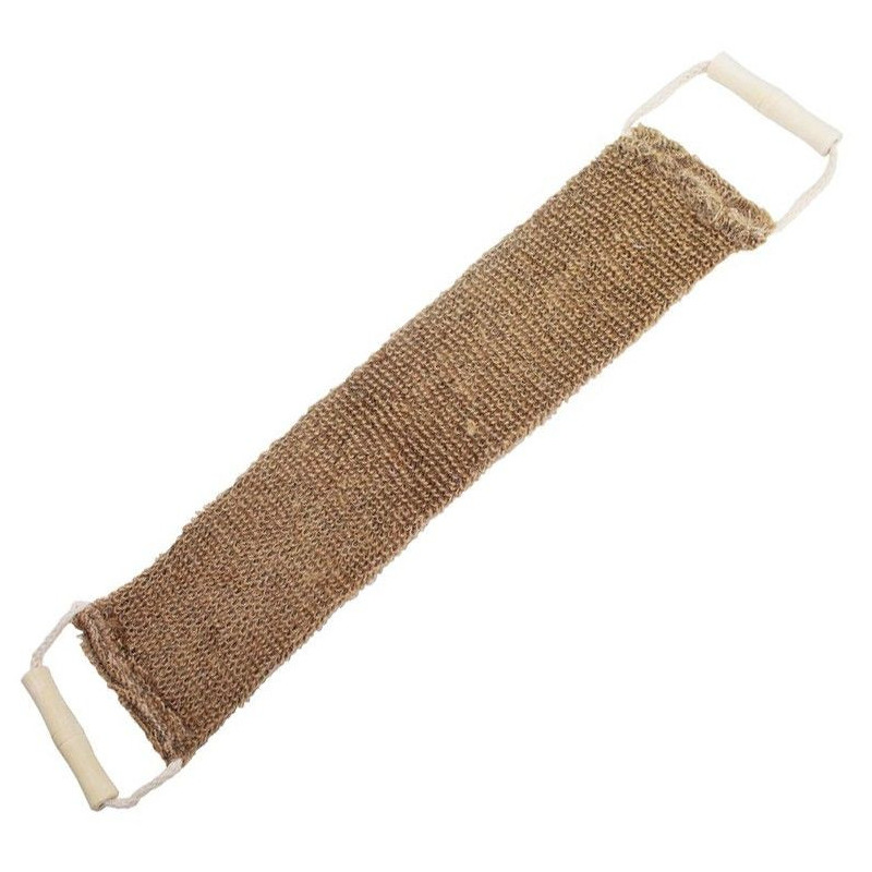 Gommage du dos en mélange de jute