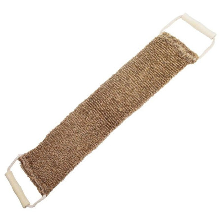 Gommage du dos en mélange de jute