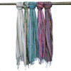 Foulards indiens bohèmes - 50 x 180 cm - Couleurs aléatoires avec fil doré