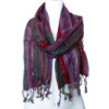 Foulards indiens bohèmes - 50 x 180 cm - Verts aléatoires