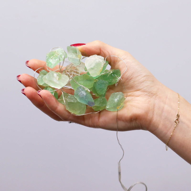 Lumières d'enchantement de pierres précieuses - Cristal de jade