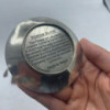 Ensemble porte-encens en corde et support plaqué argent - Fleur de vie