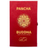 Ensemble porte-encens en corde et support plaqué argent - Pancha Buddha