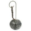 Ensemble porte-encens en corde et support plaqué argent - Pancha Buddha