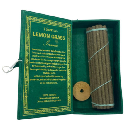Coffret cadeau Himalayan Sughandit Dhoop Incesne - Citronnelle