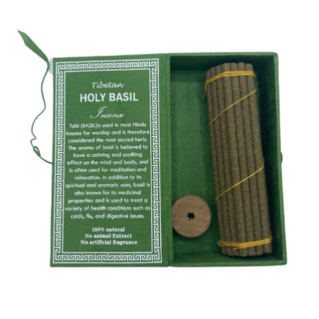 Coffret cadeau Himalayan Sughandit Dhoop Incesne - Basilic sacré