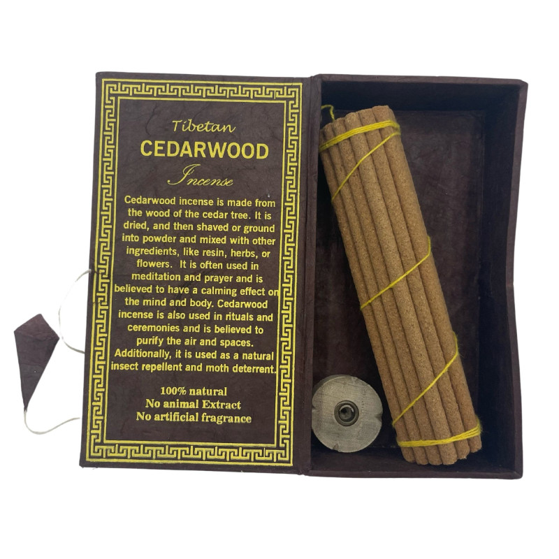 Coffret cadeau Himalayan Sughandit Dhoop Incesne - Bois de cèdre