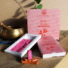 Lot de 15 briques d'encens naturelles et brûleur - Bois de rose