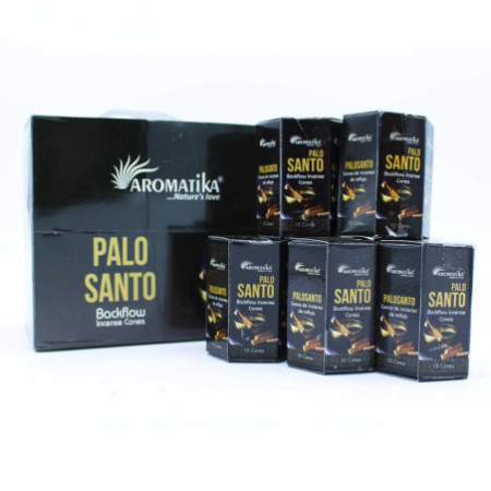 Lot de 10 encens Masala Backflow - Palo Santo