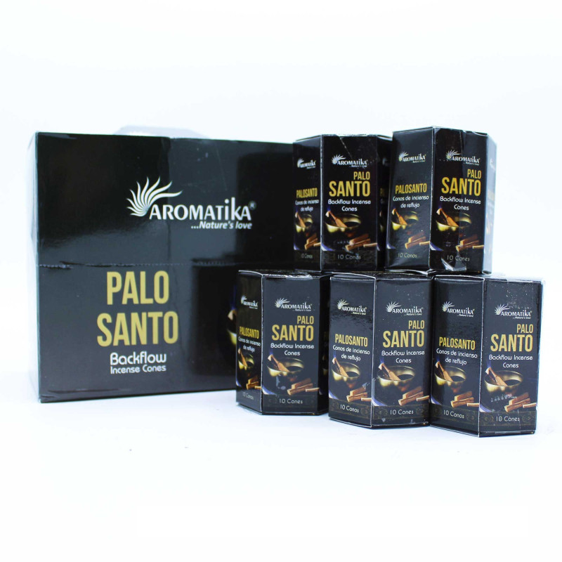 Lot de 10 encens Masala Backflow - Palo Santo