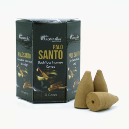 Lot de 10 encens Masala Backflow - Palo Santo