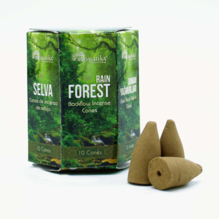 Lot de 10 encens Masala Backflow - Forêt tropicale