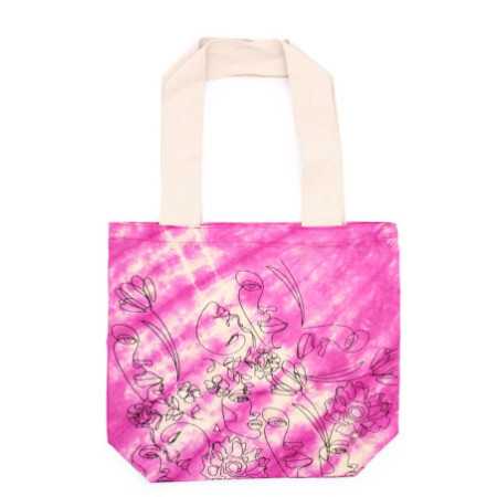 Sac en coton Tye-Dye (170 g) - 38 x 42 x 12 cm - Pretty Face - Magento - Poignée naturelle