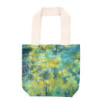 Sac en coton Tye-Dye (170 g) - 38 x 42 x 12 cm - Mandela - Vert/Bleu - Poignée naturelle