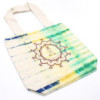 Sac en coton Tye-Dye (6 oz) - 38 x 42 x 12 cm - Mains Namasté - Multicolore - Poignée naturelle
