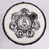 Djembé à table large fait main - 30 cm