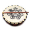 Tambour chamanique Chakra avec baguettes - 25 cm