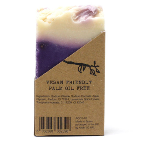 Savon à l'huile d'olive pure à la lavande - 120 g