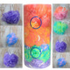Chouchous variés, 4 couleurs assorties (tube de présentation) - 40 g