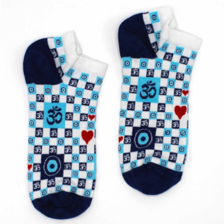 Chaussettes basses en bambou Hop Hare M/L (41-46) - Om et Evil Eye