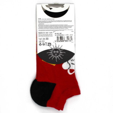 Chaussettes basses en bambou Hop Hare M/L (41-46) - Lucky Cat