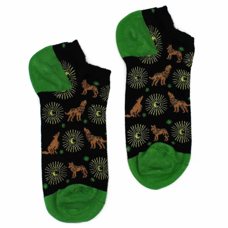 Chaussettes basses en bambou Hop Hare M/L (41-46) - Moonlight Wolfs