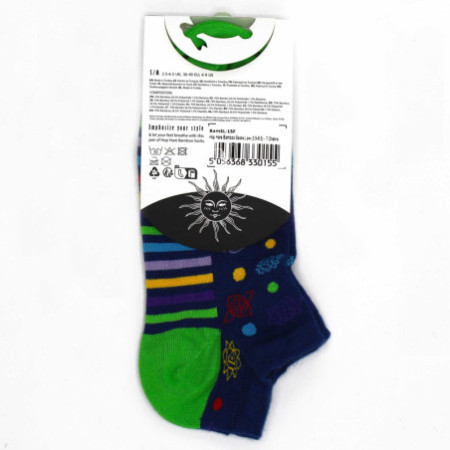 Chaussettes basses en bambou Hop Hare M/L (41-46) - 7 Chakra