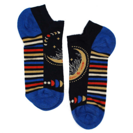 Chaussettes basses en bambou Hop Hare M/L (41-46) - Phases lunaires
