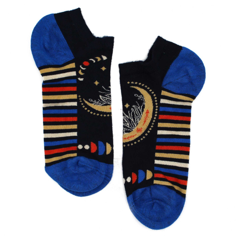 Chaussettes basses en bambou Hop Hare M/L (41-46) - Phases lunaires