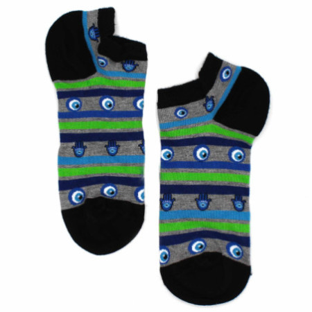 Chaussettes basses en bambou Hop Hare M/L (41-46) - Evil Eye & Hamsa