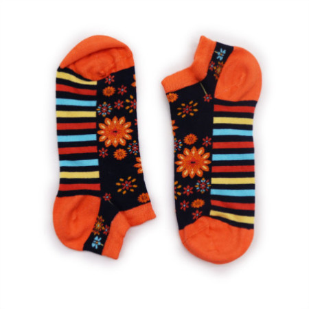 Chaussettes basses en bambou Hop Hare S/M (36-40) - Fleurs Mandala